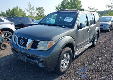 2007 Nissan Pathfinder Se из США, поврежденный, VIN 5N1AR18W57C643814